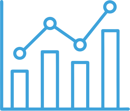 Analytics and reporting icon