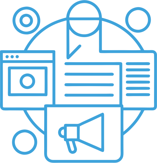 Marketing strategy icon